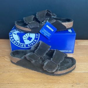 Birkenstock Arizona Shearling Mocha